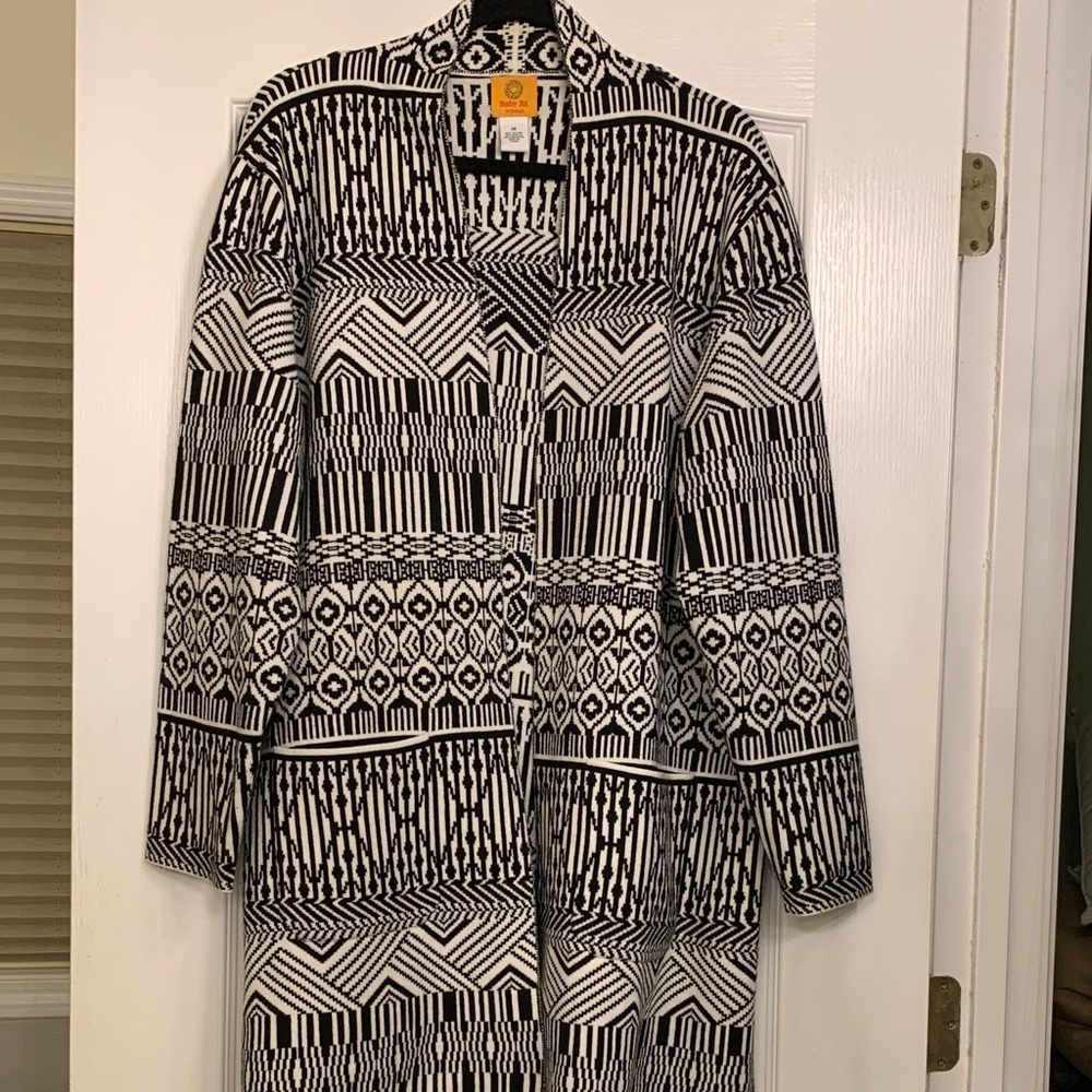 Ruby Road black & white sweater/jacket